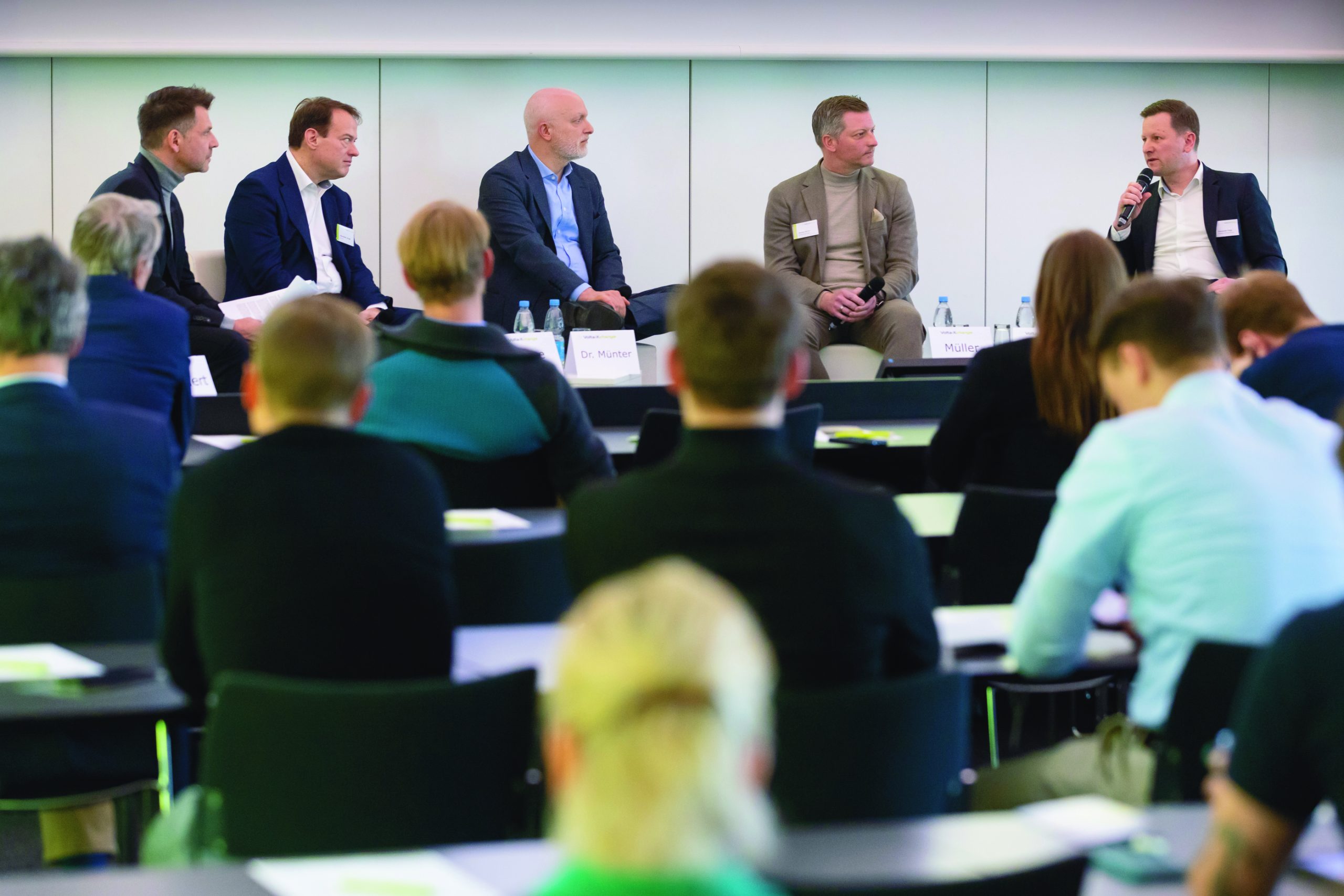 Die Podiumsdiskussion bei Volta-XChange